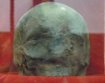 Skull of St. John the Baptist.